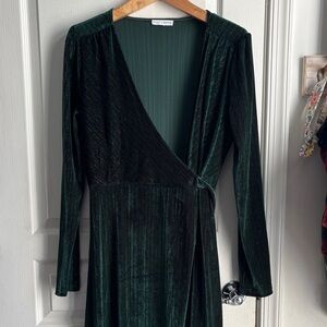 Baltic Born Velvety Long Sleeve Dress